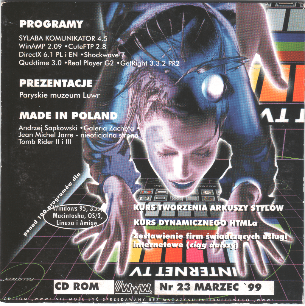 Płyta CD dołączona do czasopisma WWW