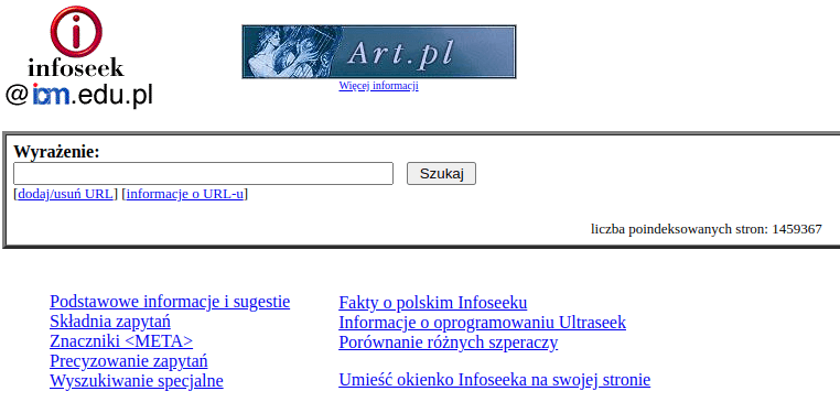 Wyszukiwarka Infoseek